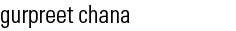 Gurpreet Chana Portraits