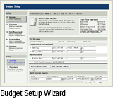 Budget Setup Wizard